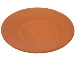 Terracotta Candle Plate - Click Image to Close